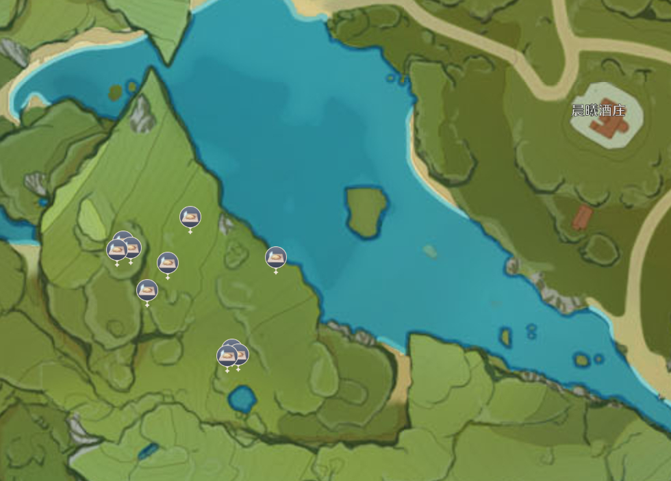 《原神》蒲公英籽快速采集路线