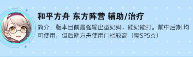 零之战线角色强度排行