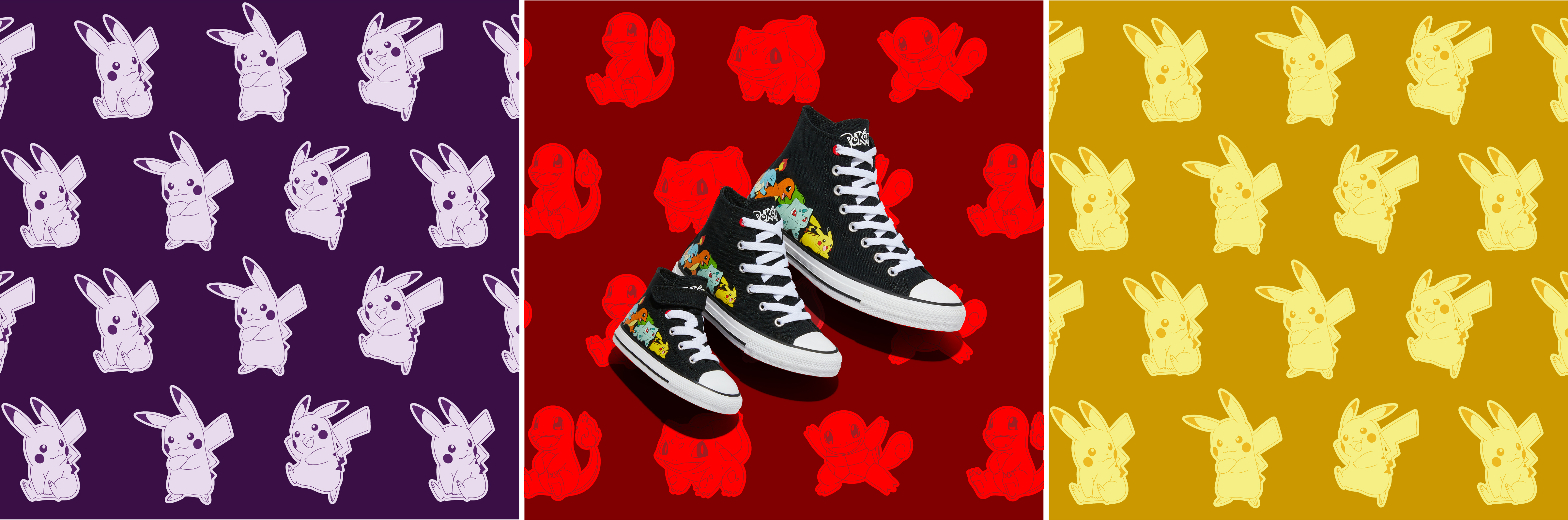 CONVERSE 携手宝可梦推出全新合作系列，庆祝宝可梦诞生25周年