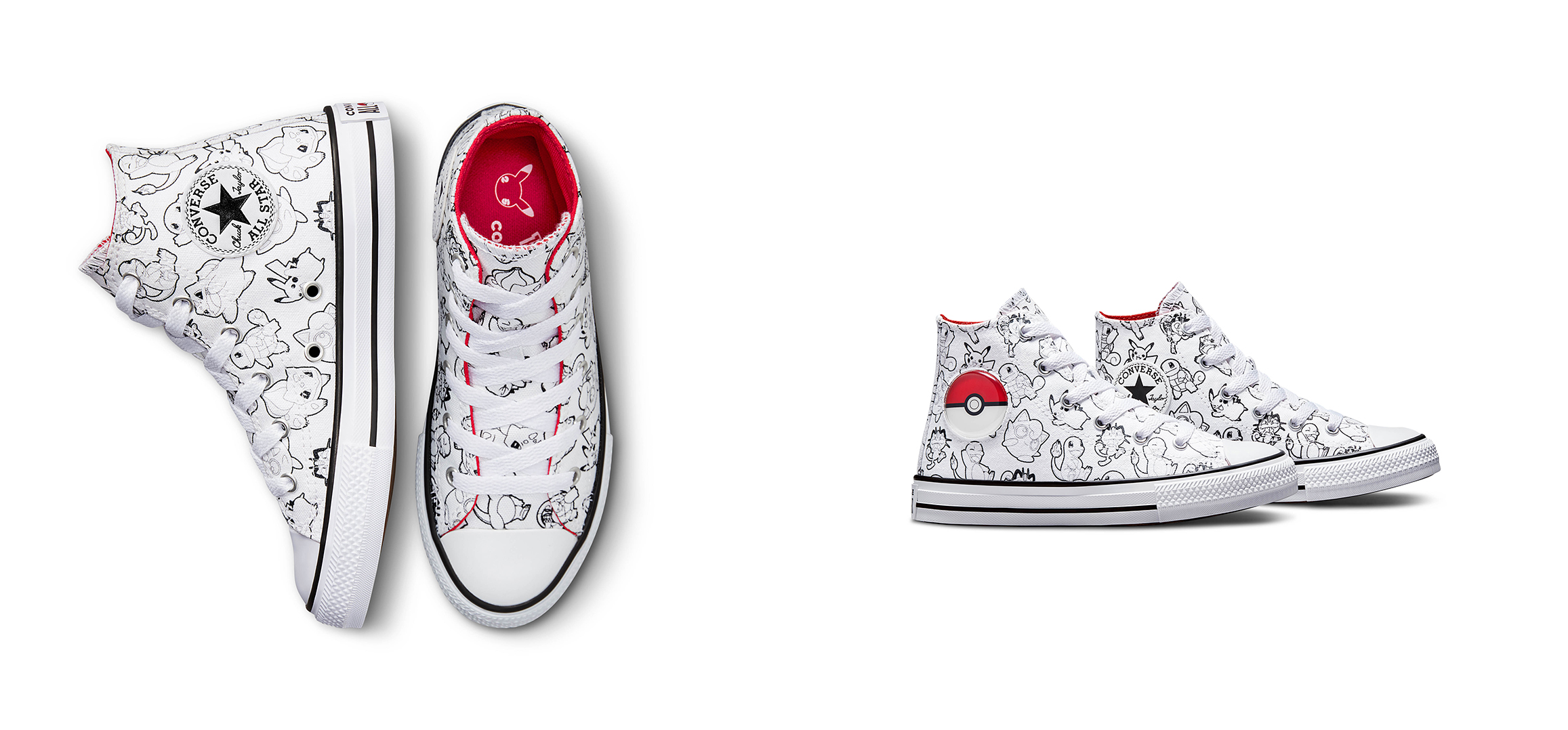 CONVERSE 携手宝可梦推出全新合作系列，庆祝宝可梦诞生25周年