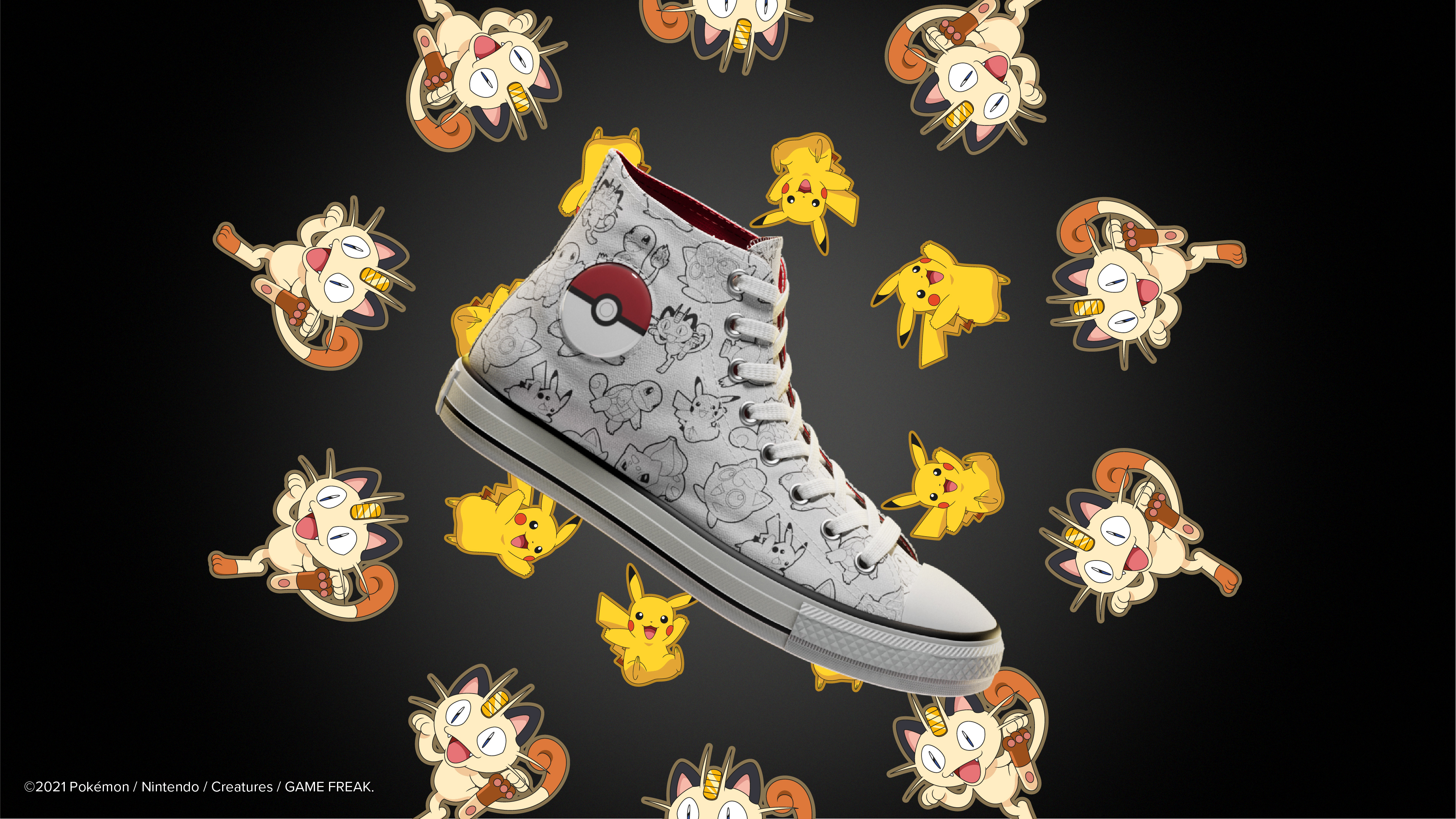CONVERSE 携手宝可梦推出全新合作系列，庆祝宝可梦诞生25周年