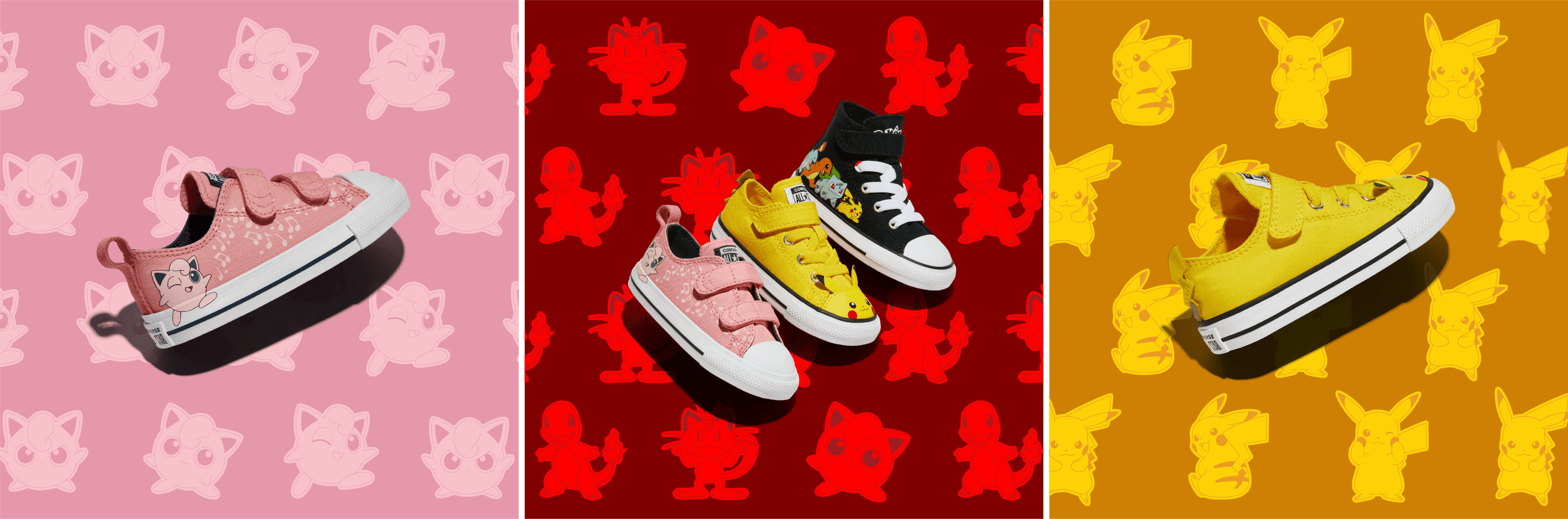CONVERSE 携手宝可梦推出全新合作系列，庆祝宝可梦诞生25周年