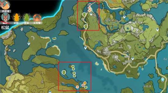 《原神》动物在哪捕捉？动物捕捉点位置总汇