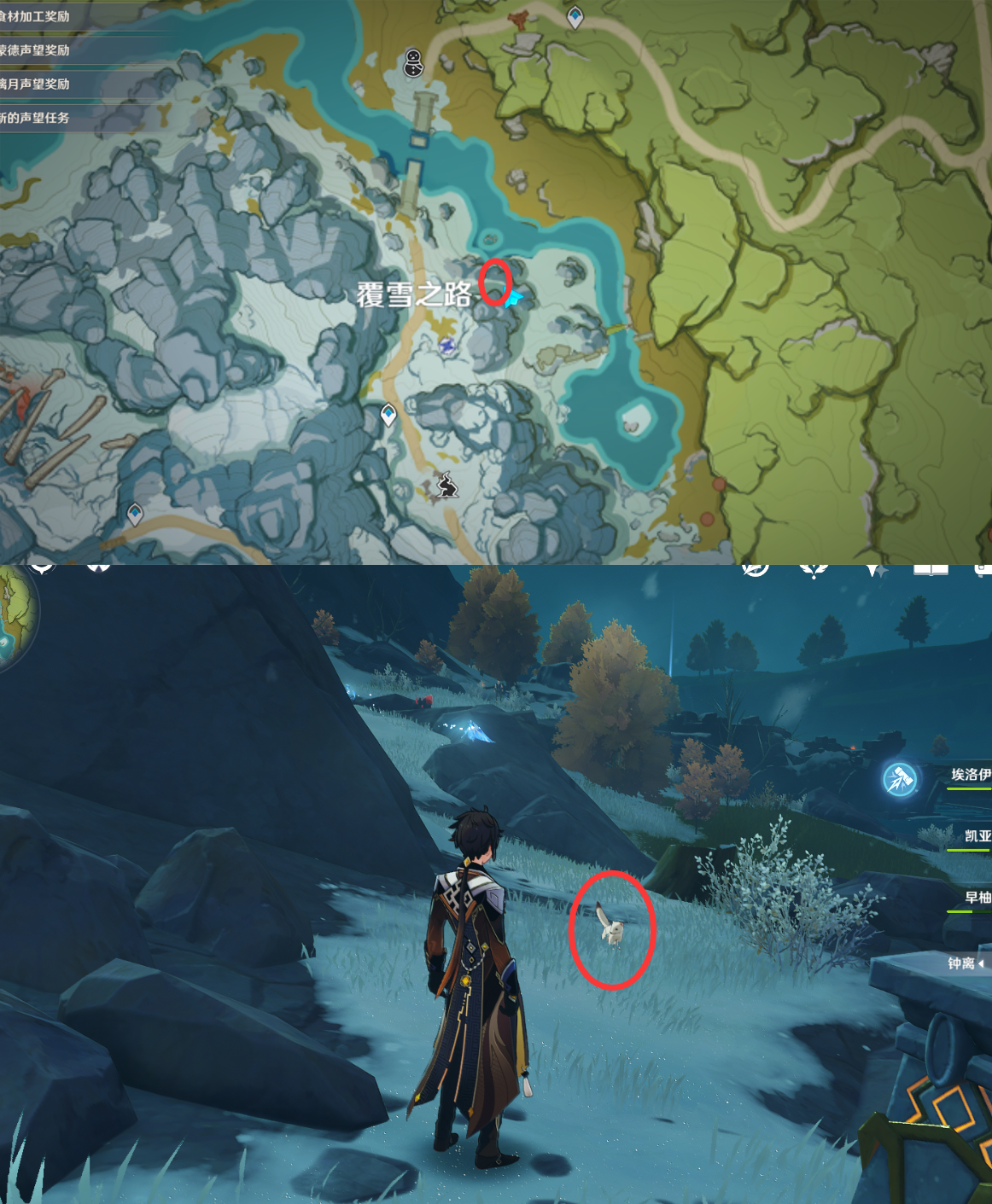 《原神》最全面的四方八方之网捕捉小动物图鉴位置大全