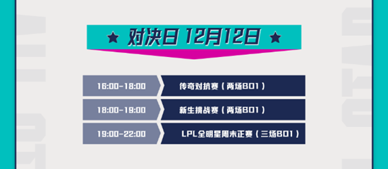 《LOL》2021LPL全明星周末日程安排