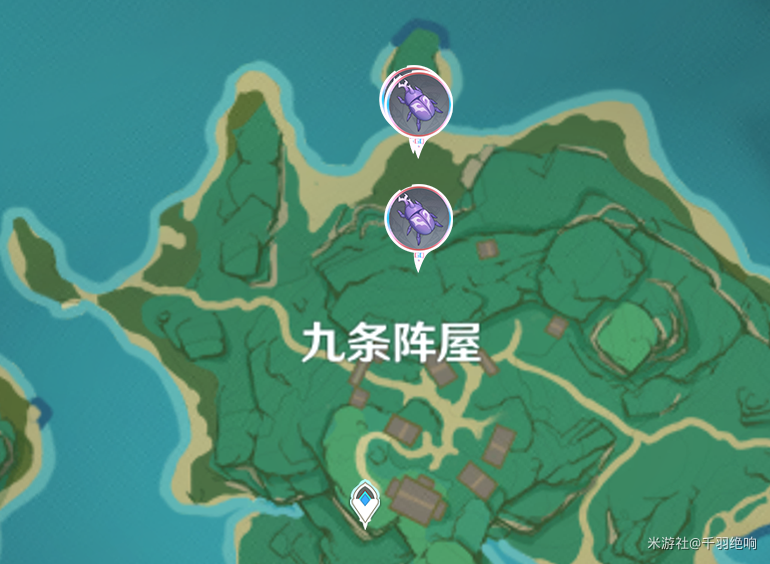 《原神》荒泷一斗突破材料鬼兜虫位置大全（共55只）