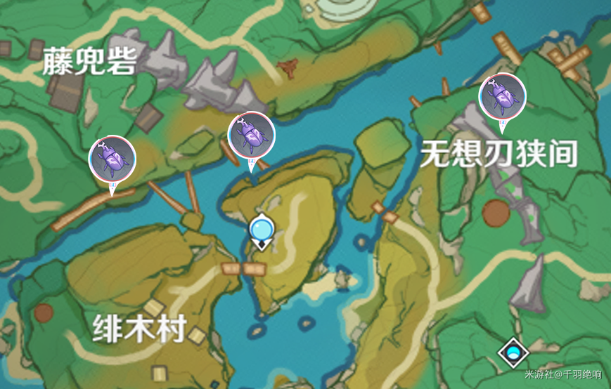 《原神》荒泷一斗突破材料鬼兜虫位置大全（共55只）