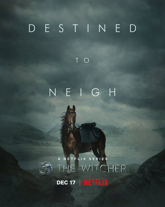 “这匹马是一只野兽”！Netflix《巫师》第二季新海报公布