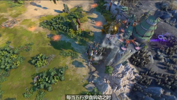 《全战：战锤3》战役地图 基斯里夫、食人魔以及震旦