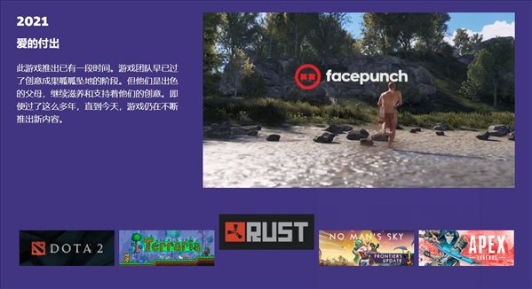 Steam大奖新奖项候选名单 Apex提名“爱的付出”奖