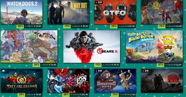 Steam冬季特卖开启！多款游戏5折促销