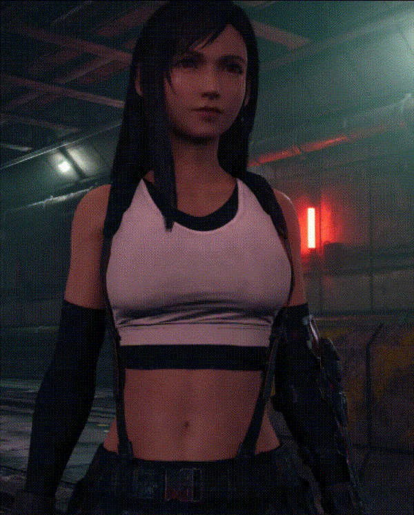 要开始了么！玩家分享《FF7重制版》蒂法腹肌加强Mod