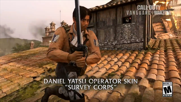 《COD18》x《进击的巨人》联动上线 穿上兵长服装