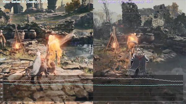 《艾尔登法环》主机版帧数对比 PS5/XSX也难稳60帧