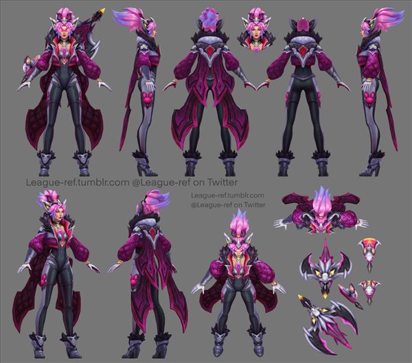 《LOL》12.6版本皮肤高清原画 女枪、派克、卡萨丁