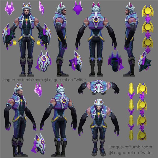 《LOL》12.6版本皮肤高清原画 女枪、派克、卡萨丁