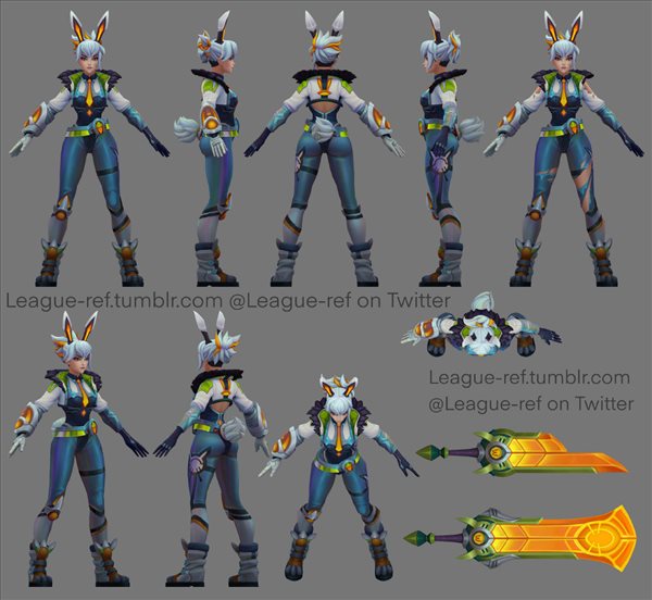 《LOL》12.6版本皮肤高清原画 女枪、派克、卡萨丁