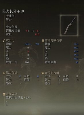 艾尔登法环全武器强化10属性一览