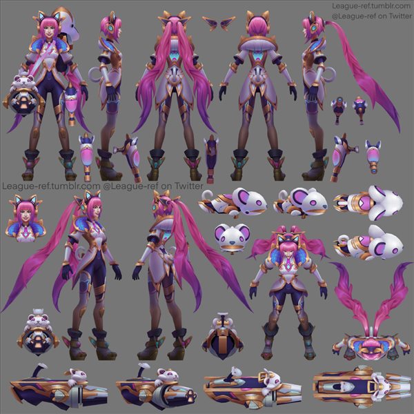 《LOL》12.6版本皮肤高清原画 女枪、派克、卡萨丁