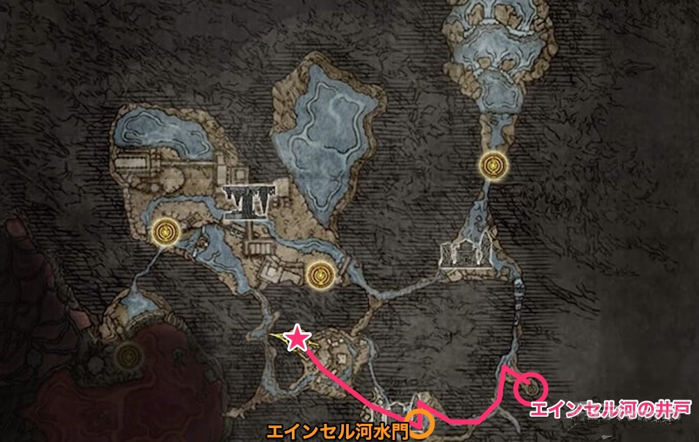 《艾尔登法环》安瑟尔河地底地图攻略