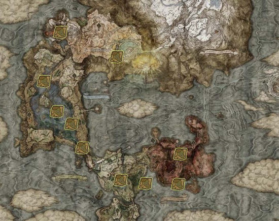 《艾尔登法环》地图碎片全收集攻略