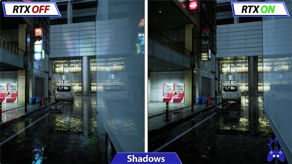 PC《幽灵线东京》光追开关对比 涩谷降魔更具层次感