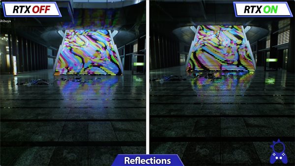 PC《幽灵线东京》光追开关对比 涩谷降魔更具层次感