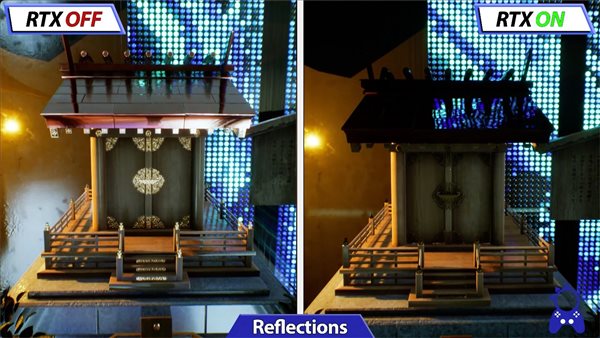PC《幽灵线东京》光追开关对比 涩谷降魔更具层次感