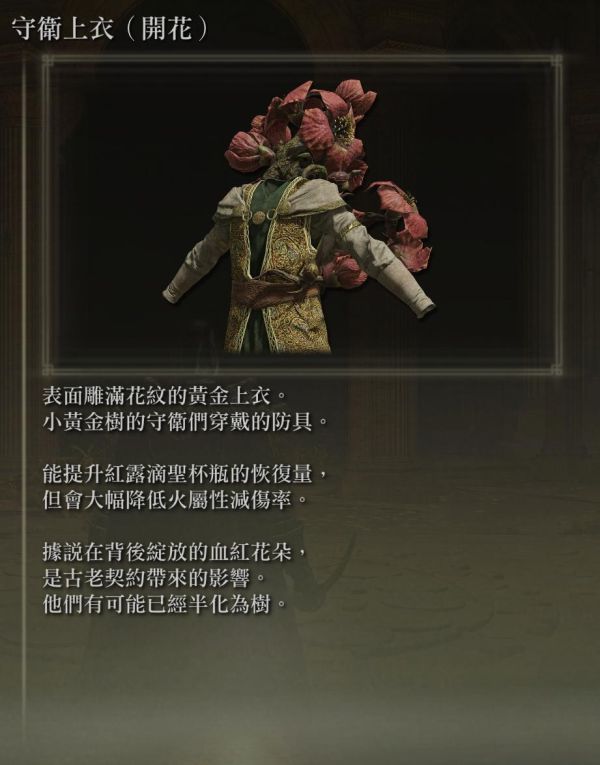《艾尔登法环》各防具特殊效果说明