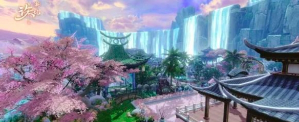 飞流瀑布放家里！新《诛仙》手游仙府新皮肤霸气登场