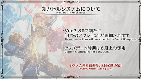 《碧蓝幻想Versus》6月推出新版本 将新增三种全新动作