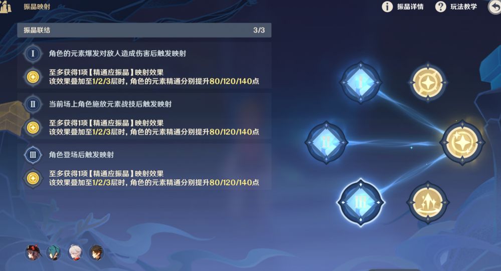 原神新活动振晶映射第一阶段的联结效果选择