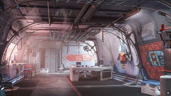 《星空》新概念艺术图 建筑内部设计，工业科技美感
