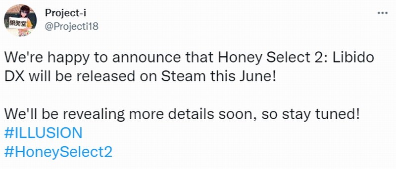 新角色，新事件！I社《Honey Select2:：Libido DX》6月登陆steam