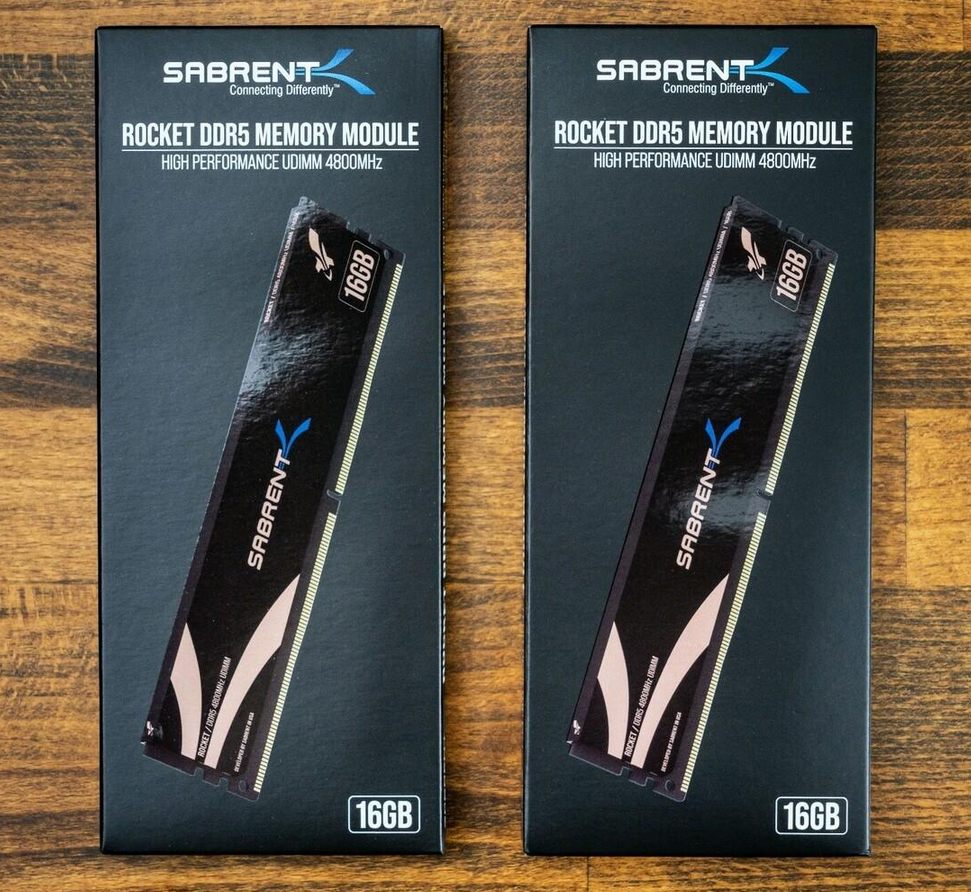 硬盘厂商Sabrent即将推出DDR5内存条