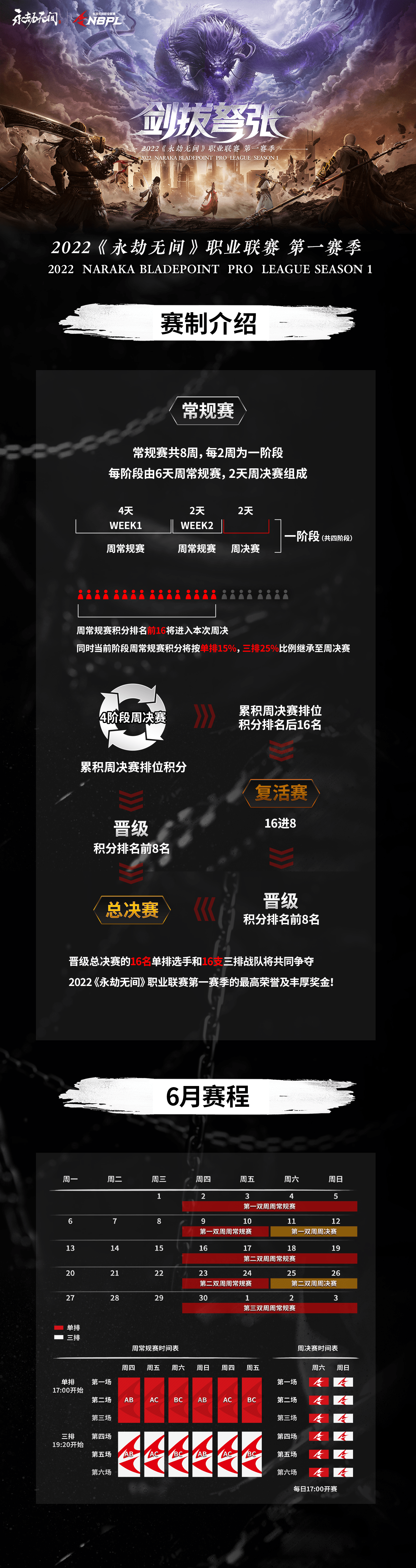 永劫无间职业联赛第一赛季6月2日开启 总奖池高达260万