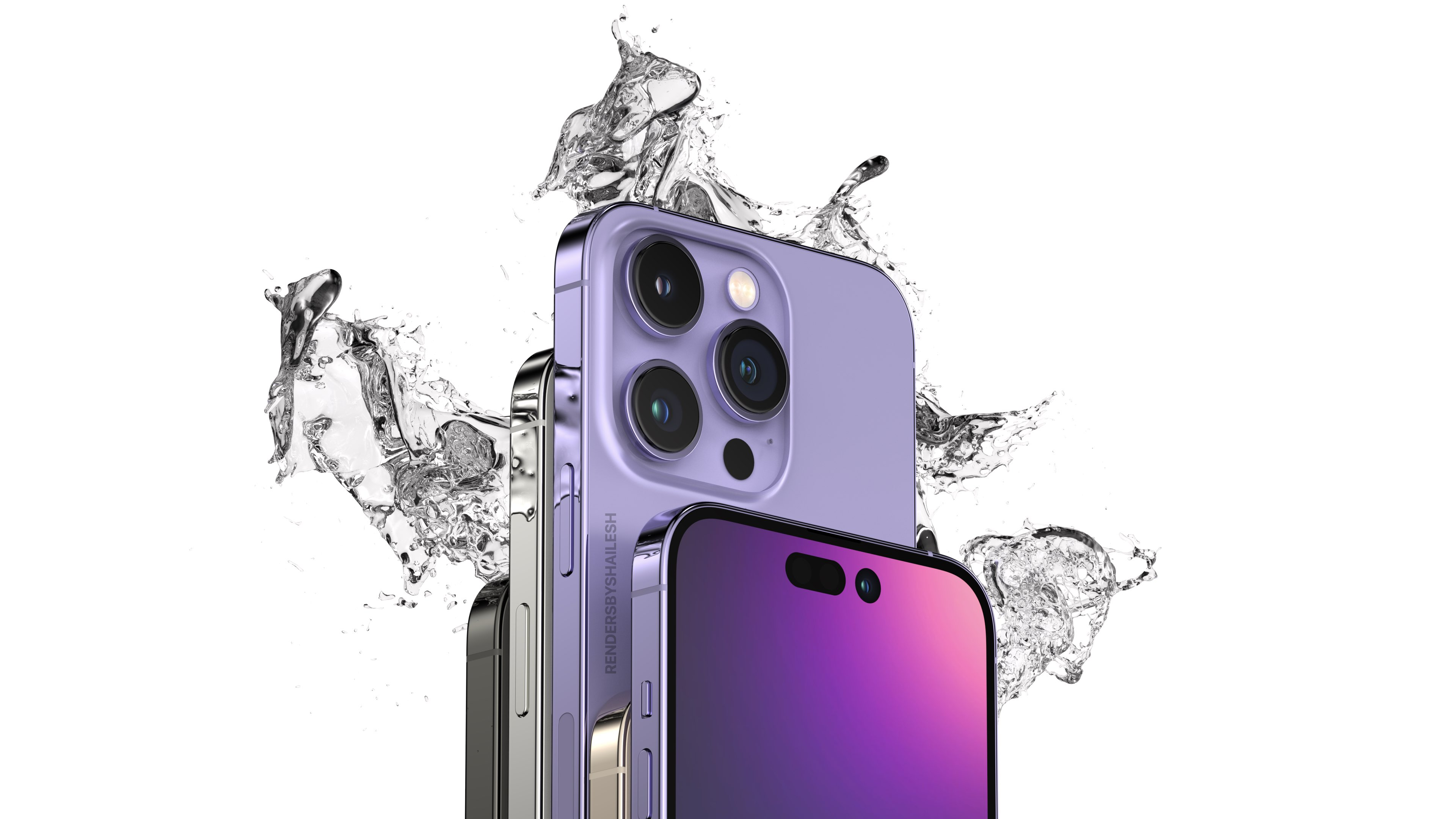 苹果iPhone 14 Pro概念渲染图曝光：告别刘海屏 辨识度拉满！