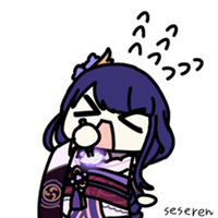 原神雷神哭泣表情包动图gif