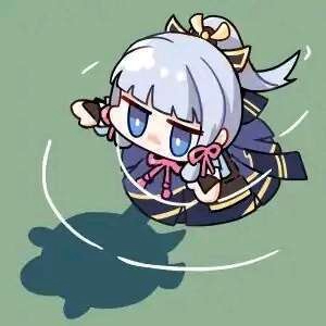 神里绫华乌龟动图表情包gif