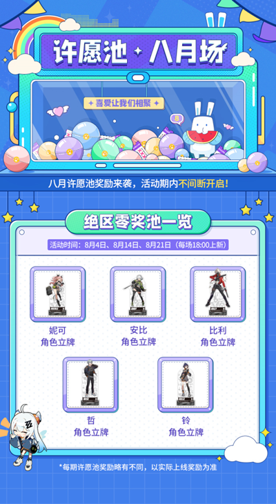 《绝区零》许愿池版区八月场开启介绍
