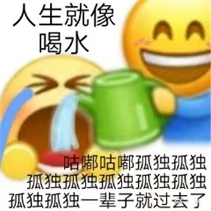 孤独水壶表情包动态图片大全