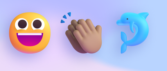 微软开源Fluent Emoji黄豆表情 更具立体活泼感