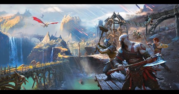 《战神：诸神黄昏》放出实机截图 画面做了很多提升