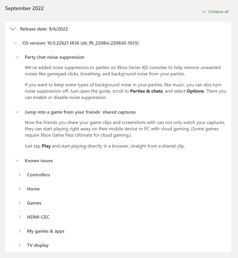 Xbox Series X/S推出更新 添加派对聊天降噪功能