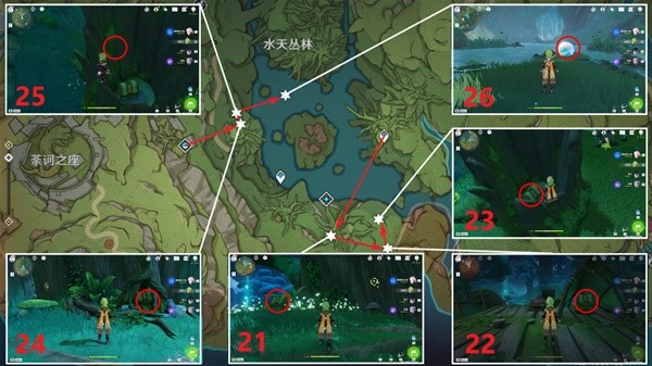《原神》3.0须弥雨林区域奇馈宝箱收集指南