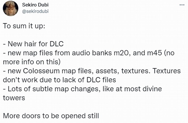 《艾尔登法环》新DLC或包括斗兽场 新发型等
