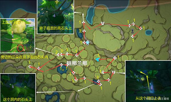 原神帕蒂莎兰快速采集路线推荐