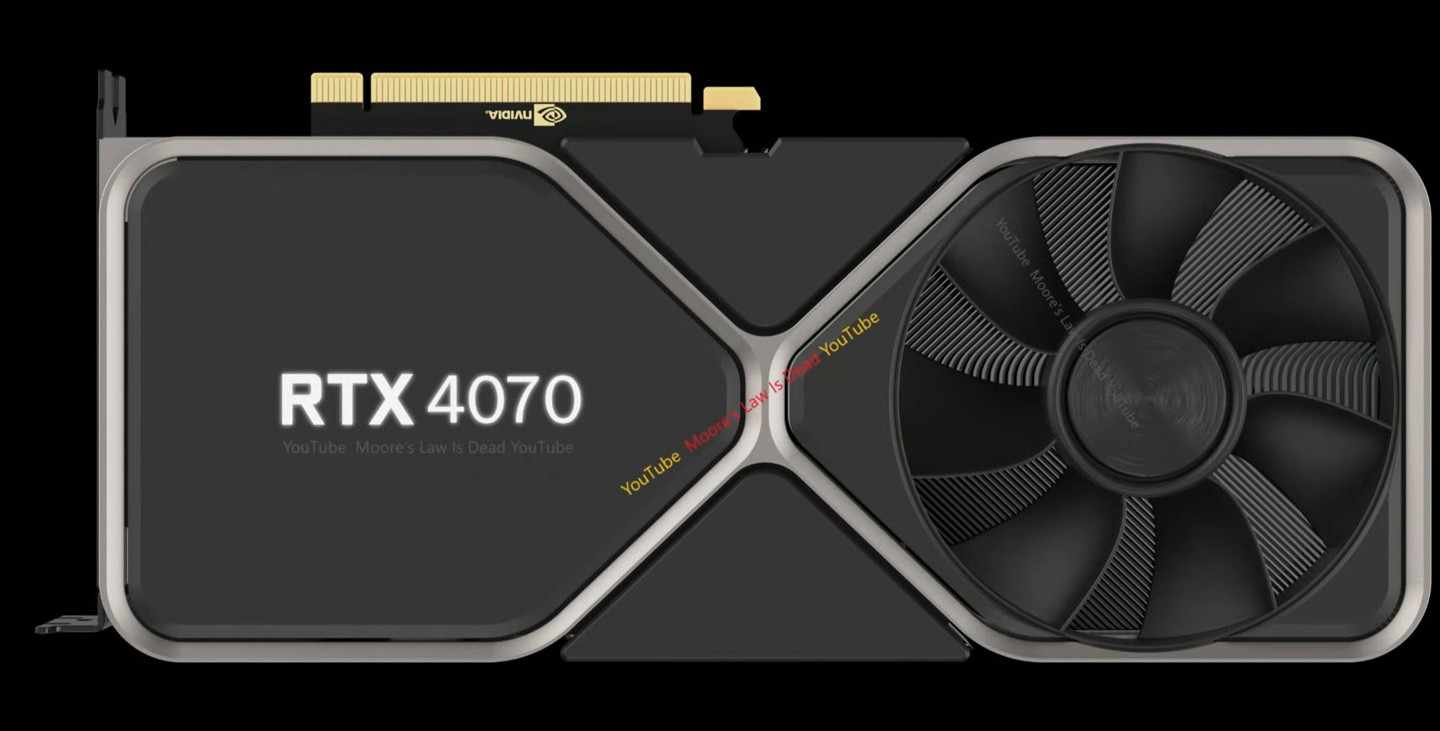 英伟达RTX 4070公版渲染图曝光：两槽厚 风扇更大！