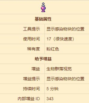 泰拉瑞亚生物群落视觉药水怎么打