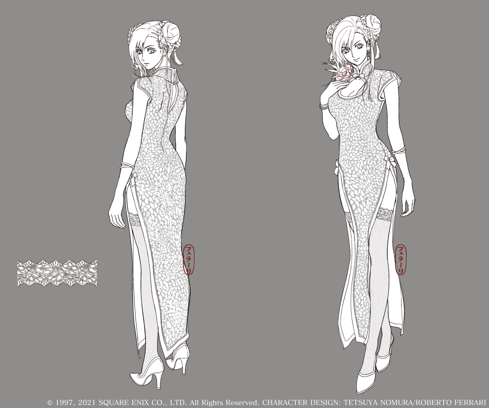 欢迎来到3D区？《最终幻想7：重制版》蒂法格斗家服设定图
